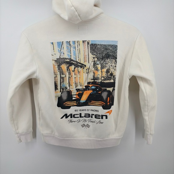 Hollister x McLaren Formula 1 Team Sweatshirt Mens L Racing Hoodie Graphic - Picture 3 of 8